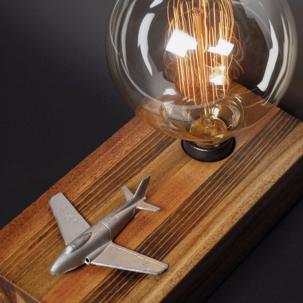 Touch Sensor Lamp - Vintage Airplane