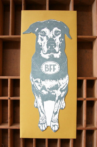 BFF Dog Card
