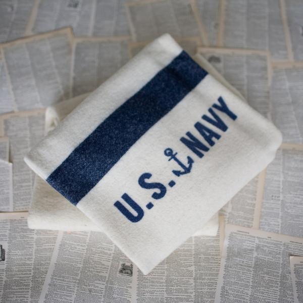 Foot Soldier Military Wool Blanket US Navy Jacquard Utility Goods