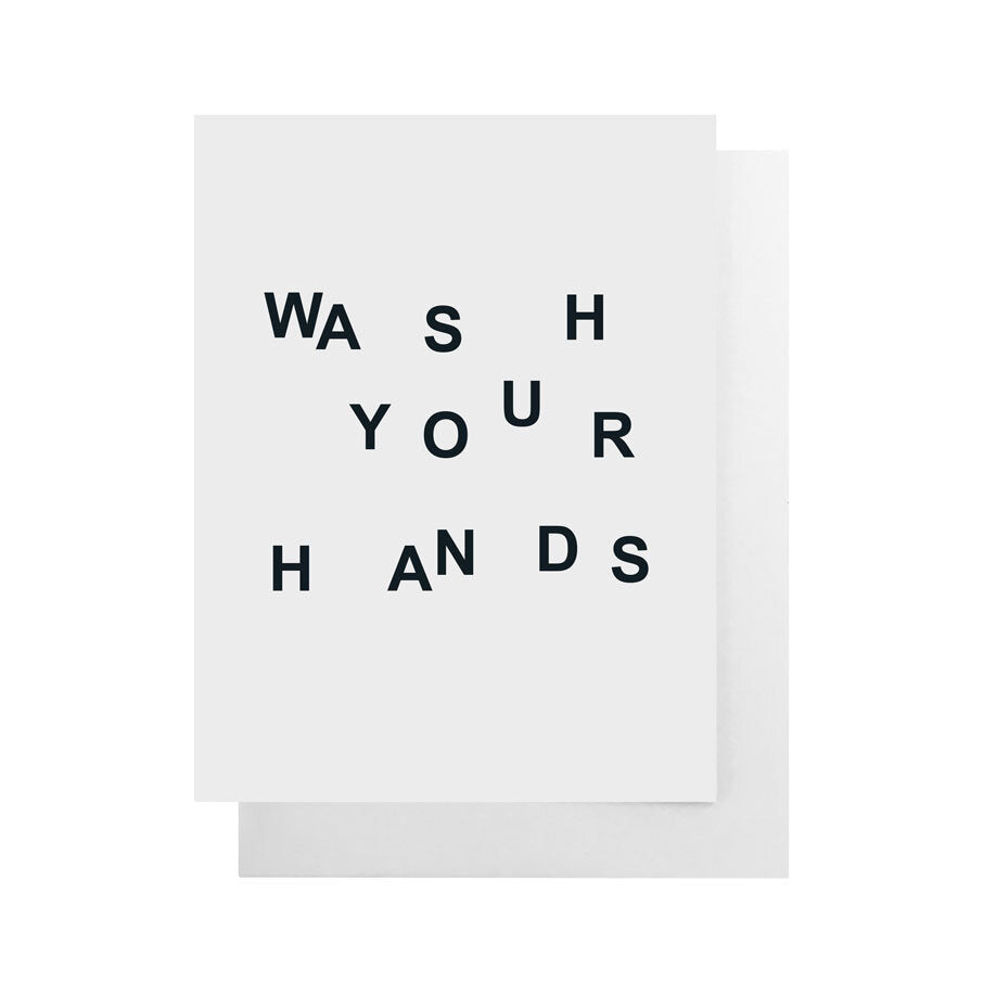 Wash Your Hands Card