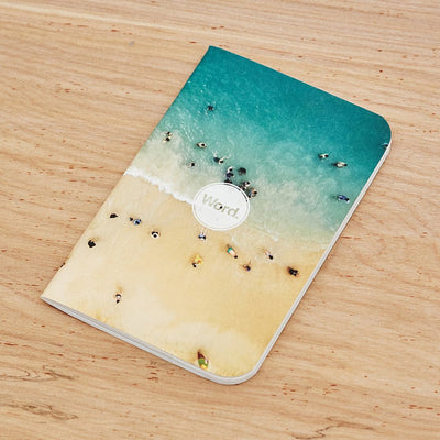 Word. Notebooks - Beach (3 Pack) - Limited Edition
