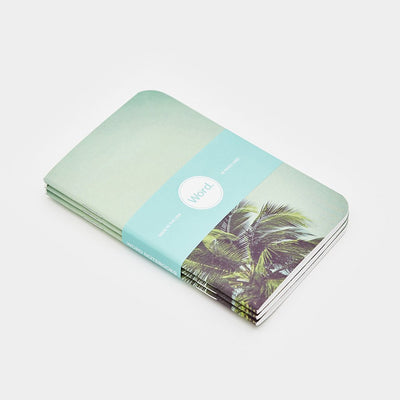 Word. Notebooks - Palm (3 Pack) - Limited Edition